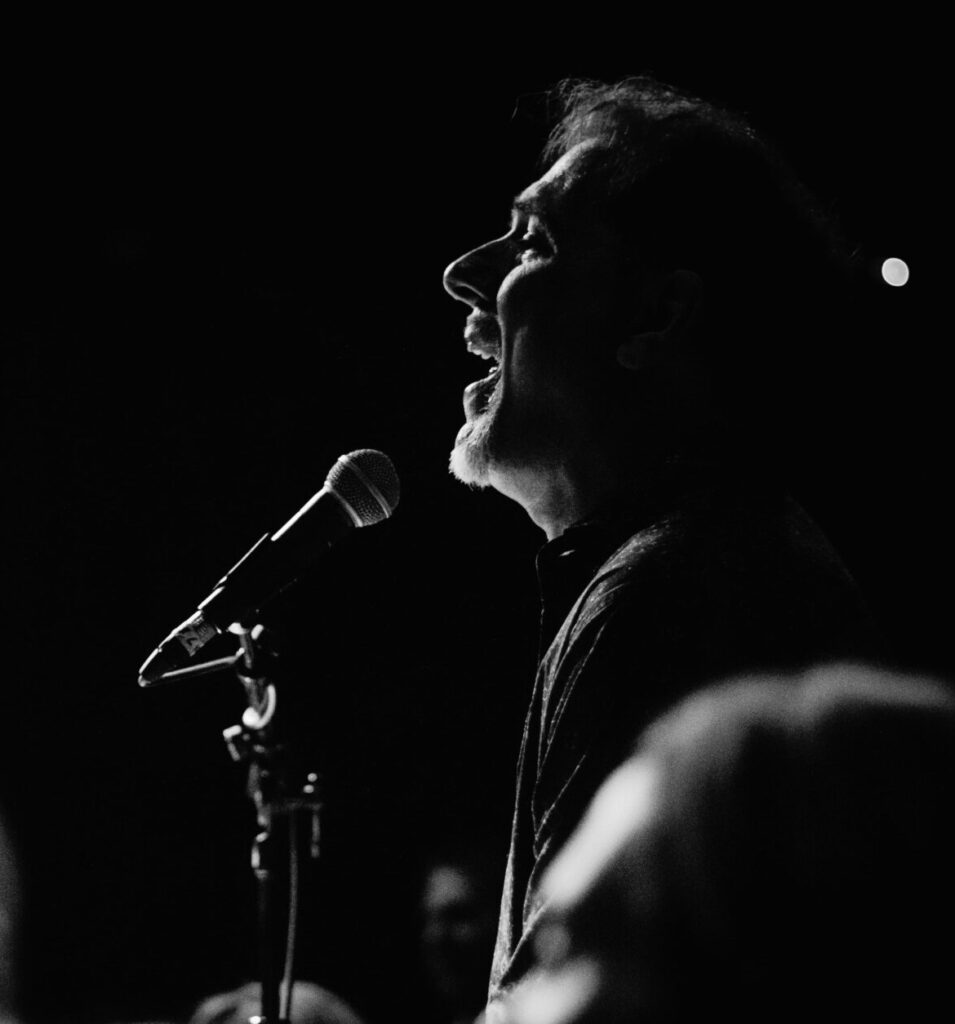 Man singing